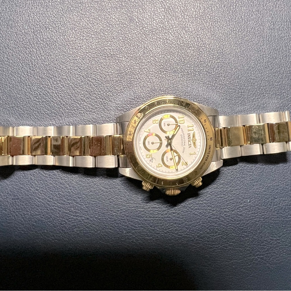 Invicta Speedway Men's Watch - 39.5mm, Steel, Gold (17026)